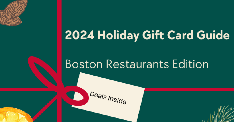 Boston Restaurant Gift Card Holiday Deals